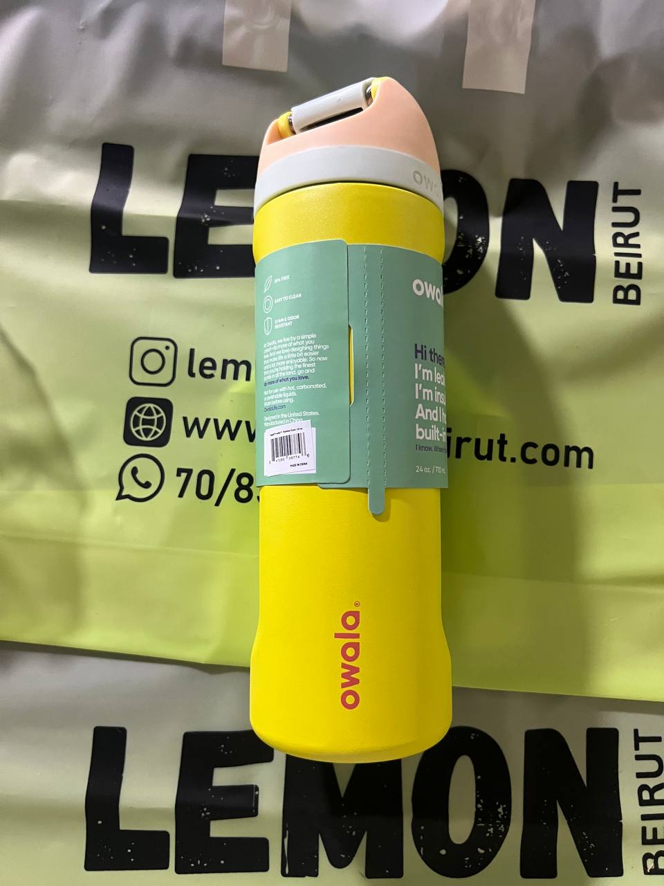 Owala FreeSip /Lemon Limeade/ 24 oz (710ml)