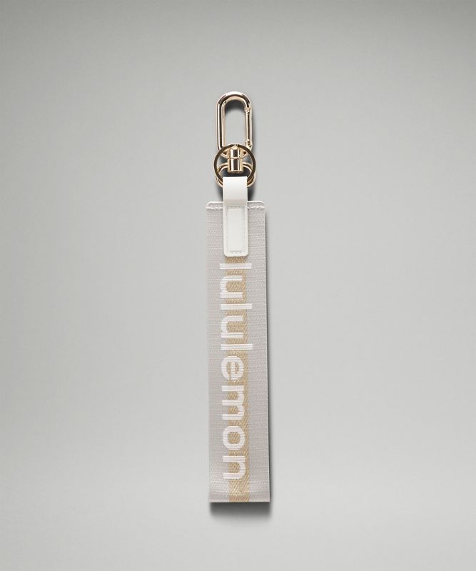 Never Lost Keychain (Grey/Gold)