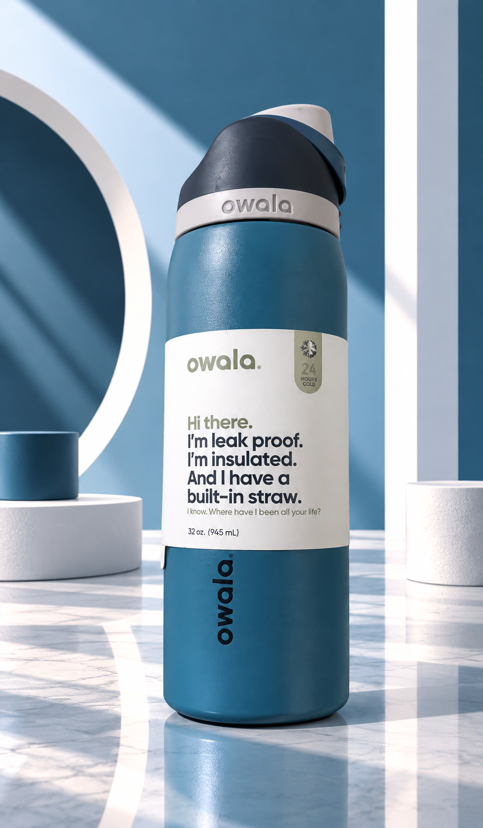 Owala FreeSip / Blue Oasis /32 oz (945ml)
