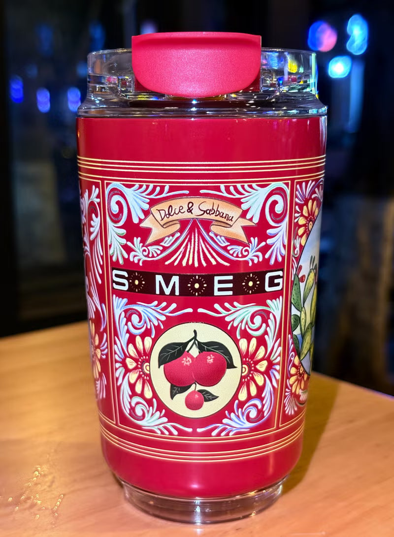 كوب قهوة SMEG x DG (أحمر ناري)