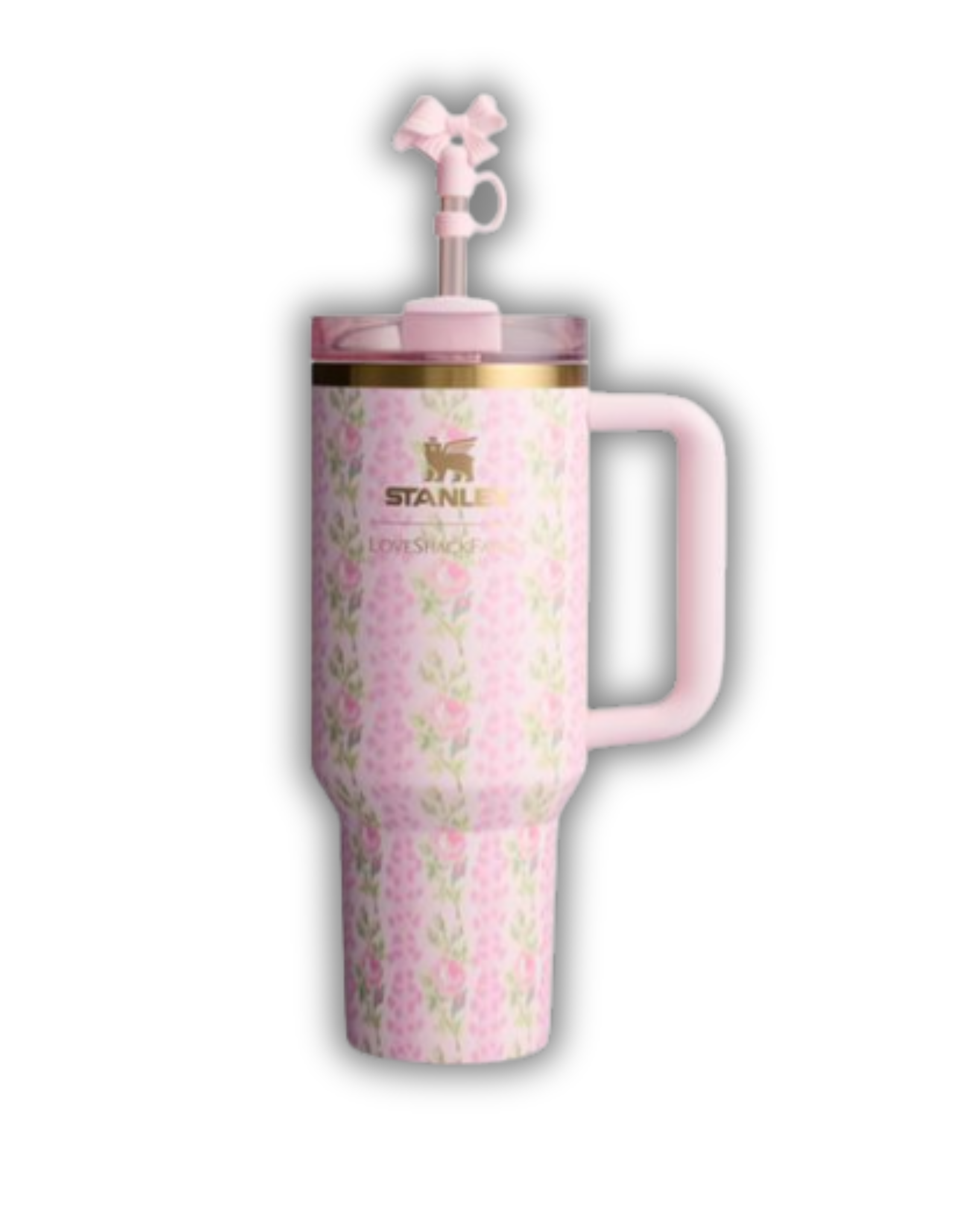 Stanley x Love Shack Fancy Blooming Heirloom 40oz Quencher Pink