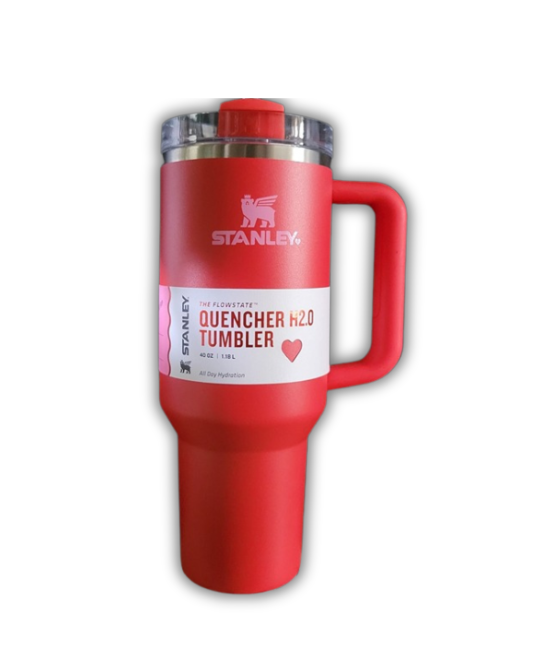 Stanley 40 oz Quencher H2.0 Tumbler أحمر