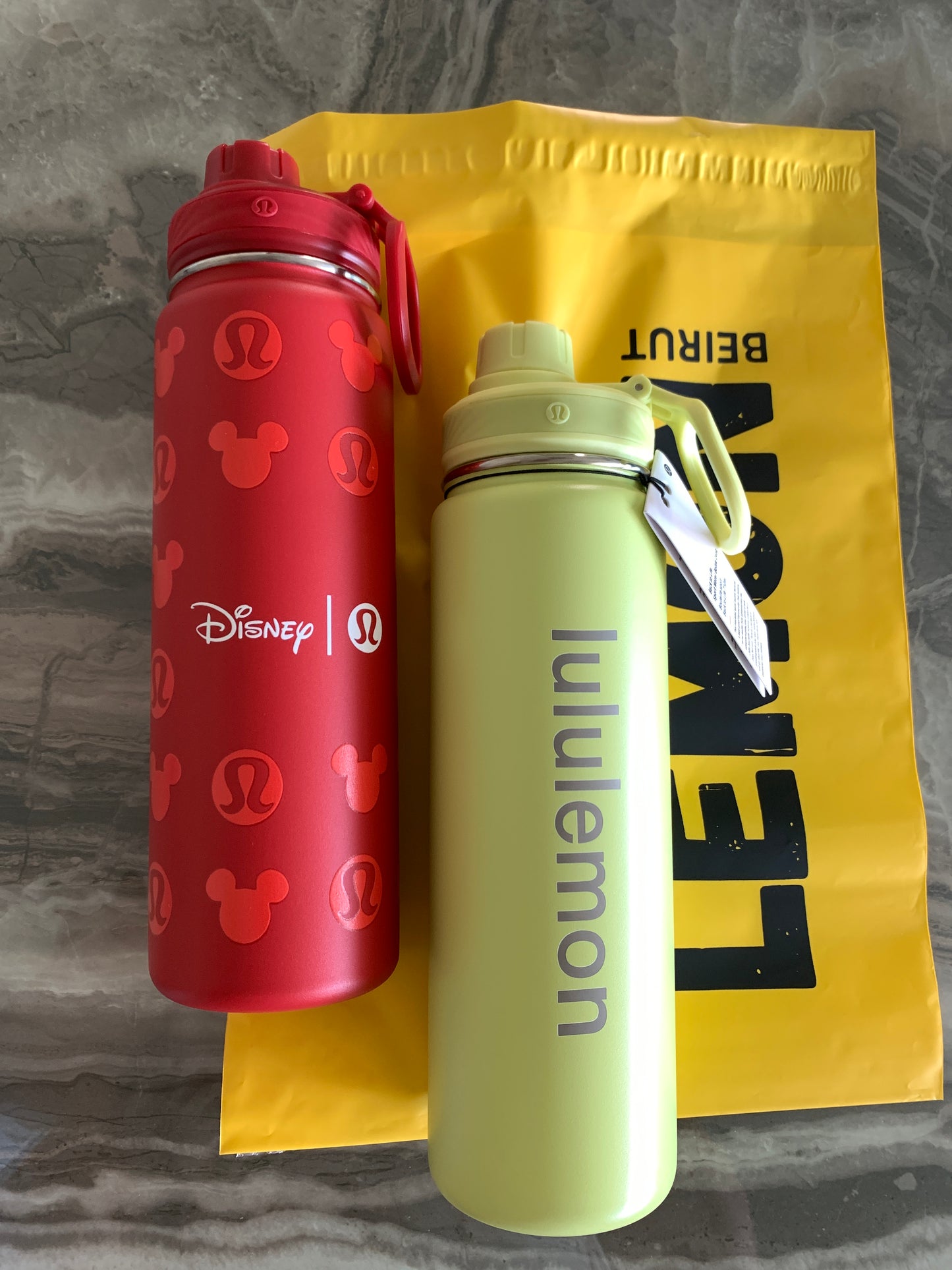 Back to Life Sport Bottle ELECTRIC LEMON *24oz (710ml)