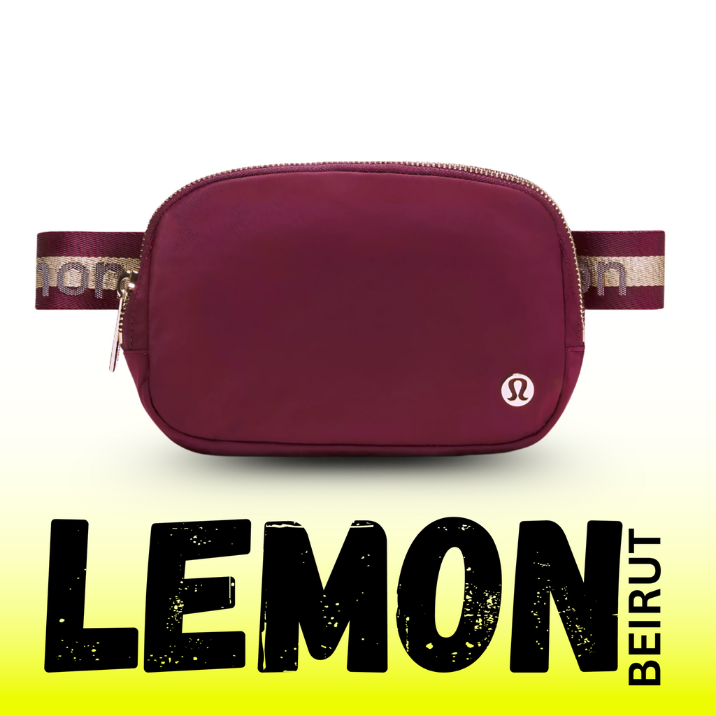 Lululemon Everywhere Belt Bag 1L, Burgundy/Gold