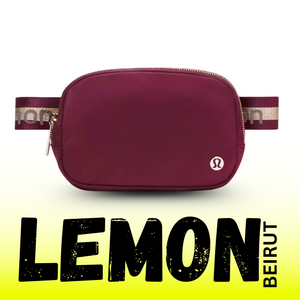 Lululemon Everywhere Belt Bag 1L, Burgundy/Gold
