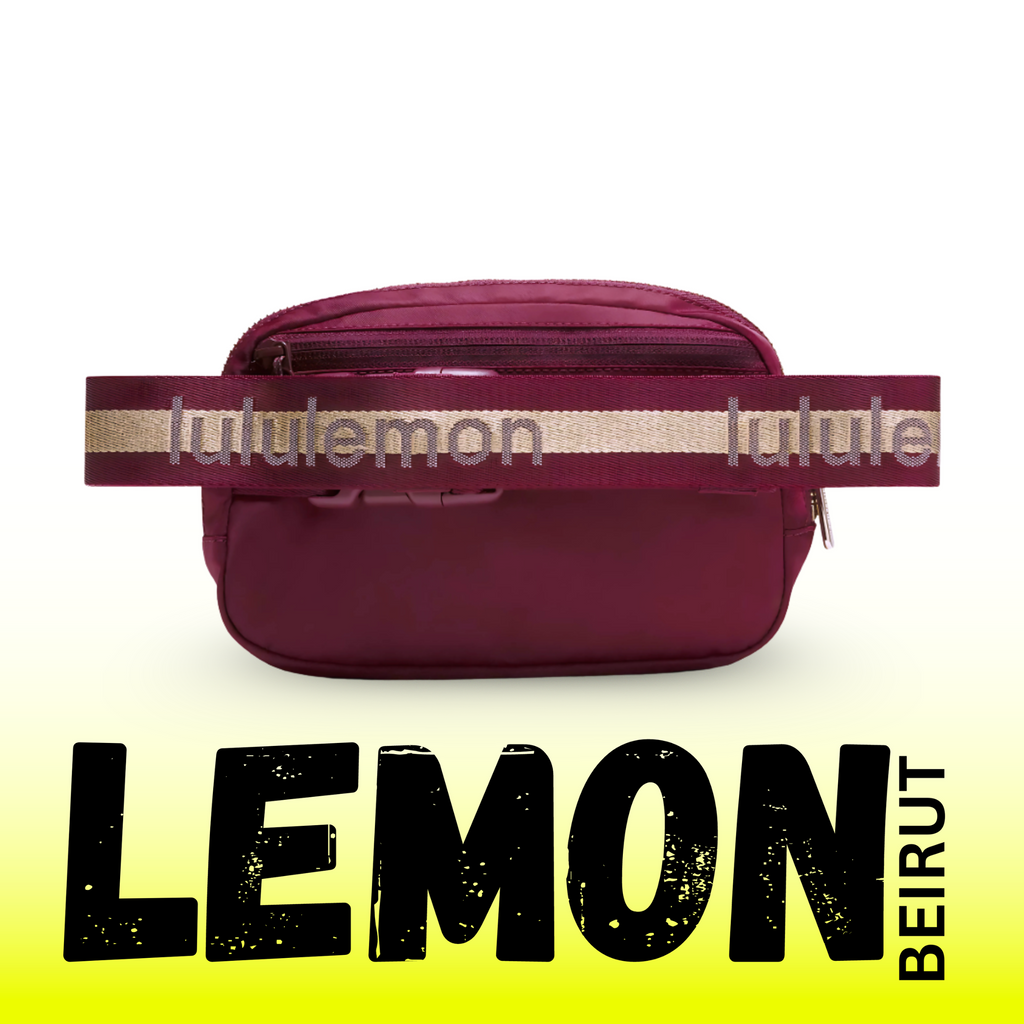 Lululemon Everywhere Belt Bag 1L, Burgundy/Gold