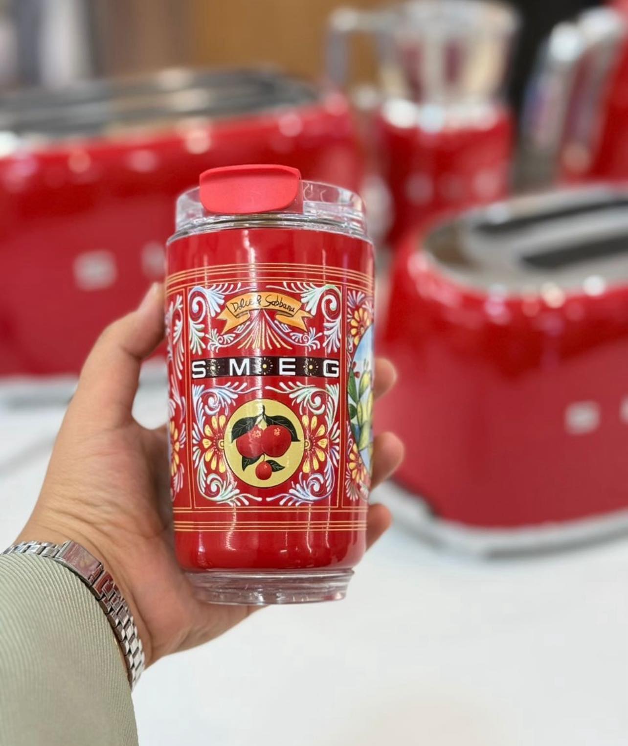 SMEG x DG collaboration Coffee Mug RED