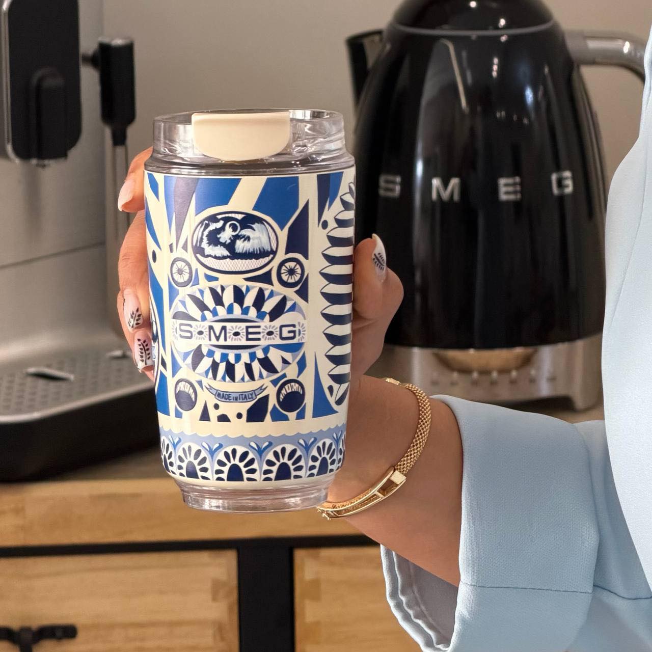 SMEG x DG collaboration Coffee Mug Sky Blue