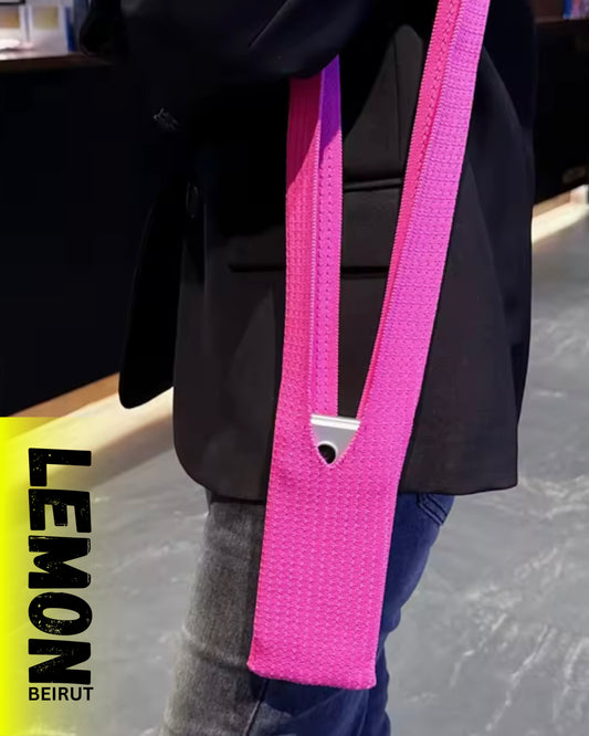 Knit Phone Sleeve Crossbody Pouch  (Long 80 cm)