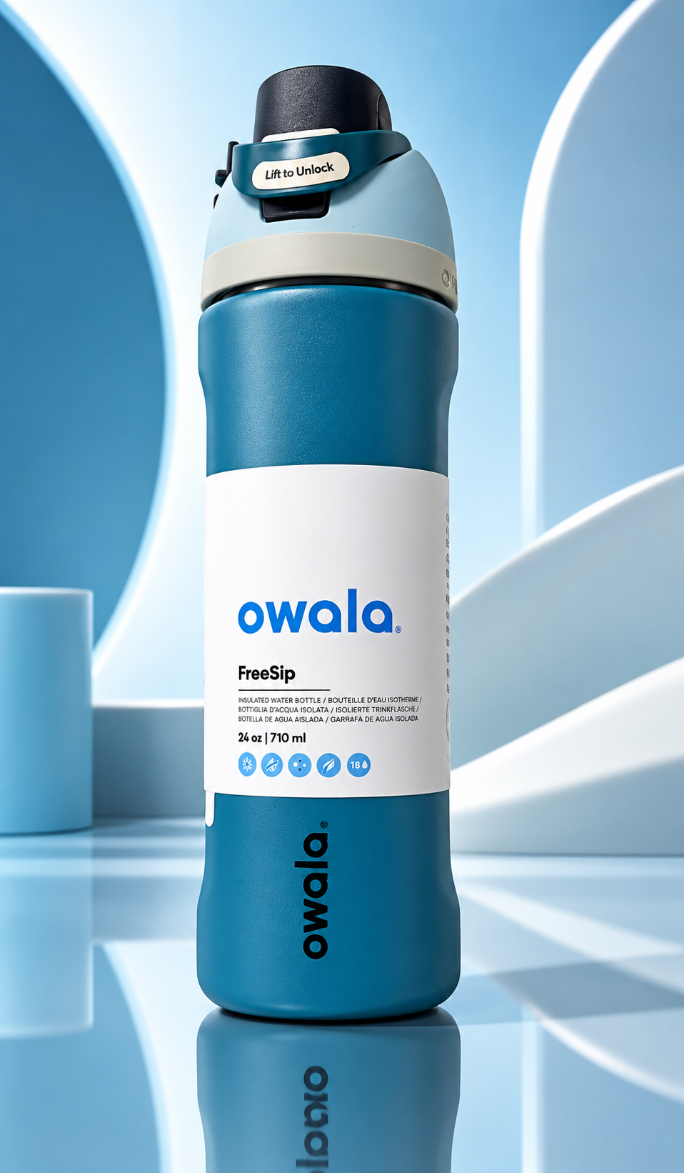 Owala FreeSip /Blue Oasis/ 24 oz (710ml)