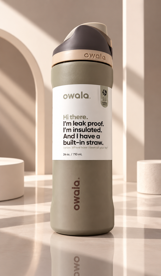 Owala FreeSip /Down to Earth 🤎/24 oz (710ml)
