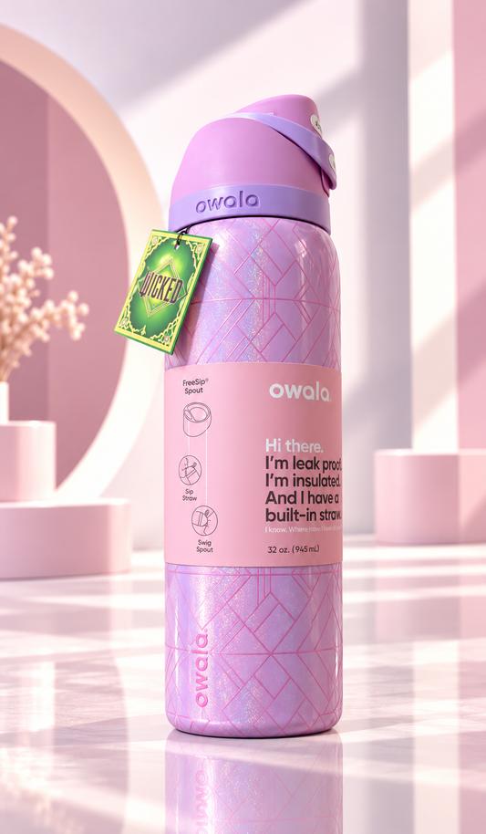 Owala FreeSip /Wicked Glinda Limited Edition ✨ /32 oz (945ml)