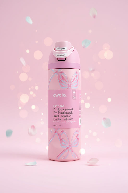 Owala FreeSip /Sugar Plum Fairy/ إصدار خاص 24 أونصة (710 مل)