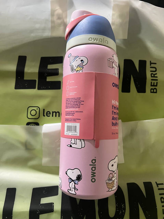 Owala FreeSip /SNOOPY Pink/ SPECIAL EDITION 32 oz (946ml)