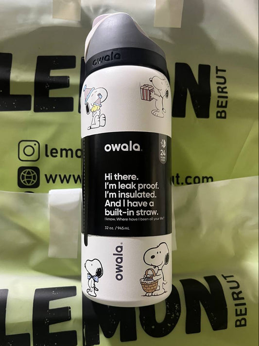 Owala FreeSip /SNOOPY White/ SPECIAL EDITION 32 oz (946ml)