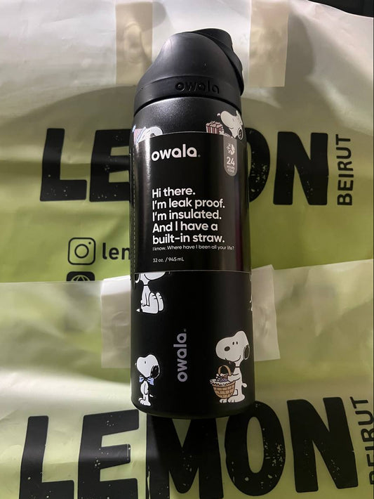 Owala FreeSip /SNOOPY Black/ SPECIAL EDITION 32 oz (946ml)