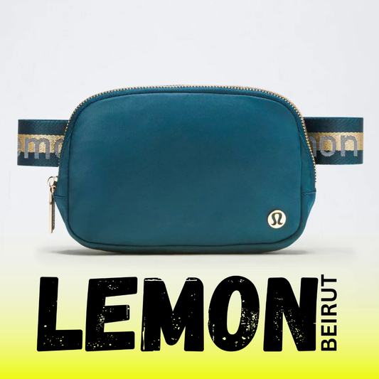 Lululemon Everywhere Wordmark Crossbody Belt Bag 1L - Warp Teal/Gold – Pearls And Rocks