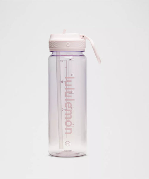 Back to Life Clear Bottle 24oz Straw Lid