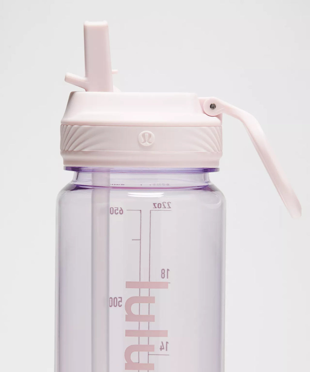 Back to Life Clear Bottle 24oz Straw Lid