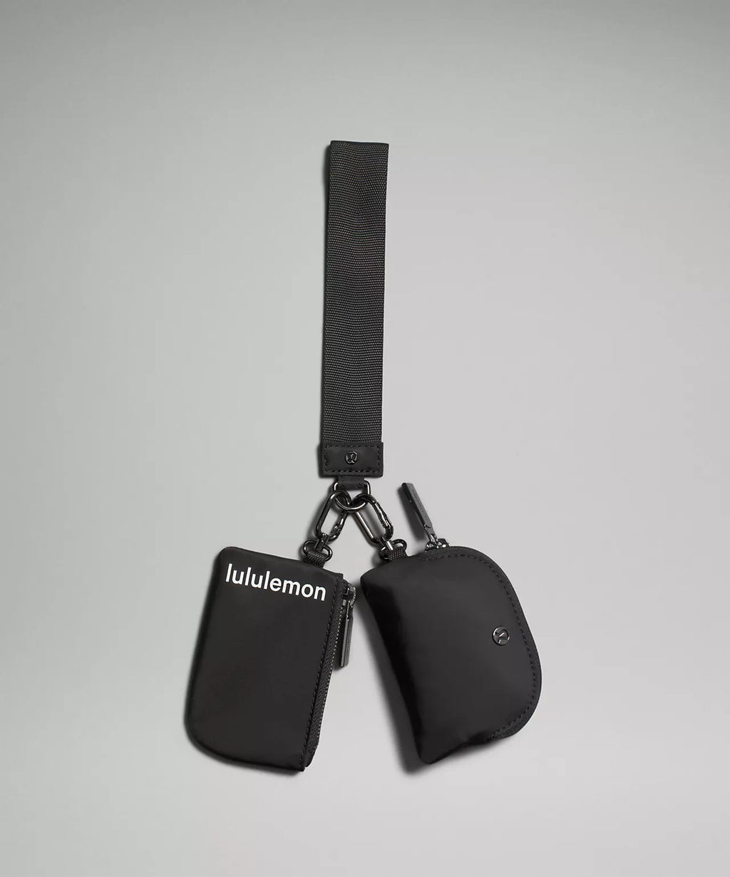 Dual Pouch Wristlet (Black)