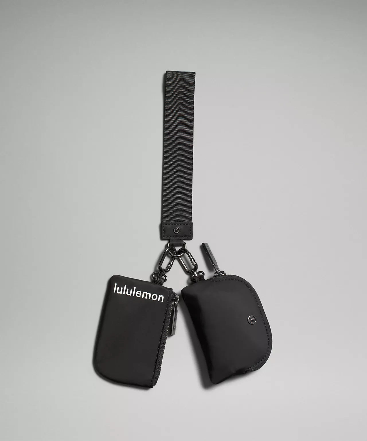 Dual Pouch Wristlet (Black)