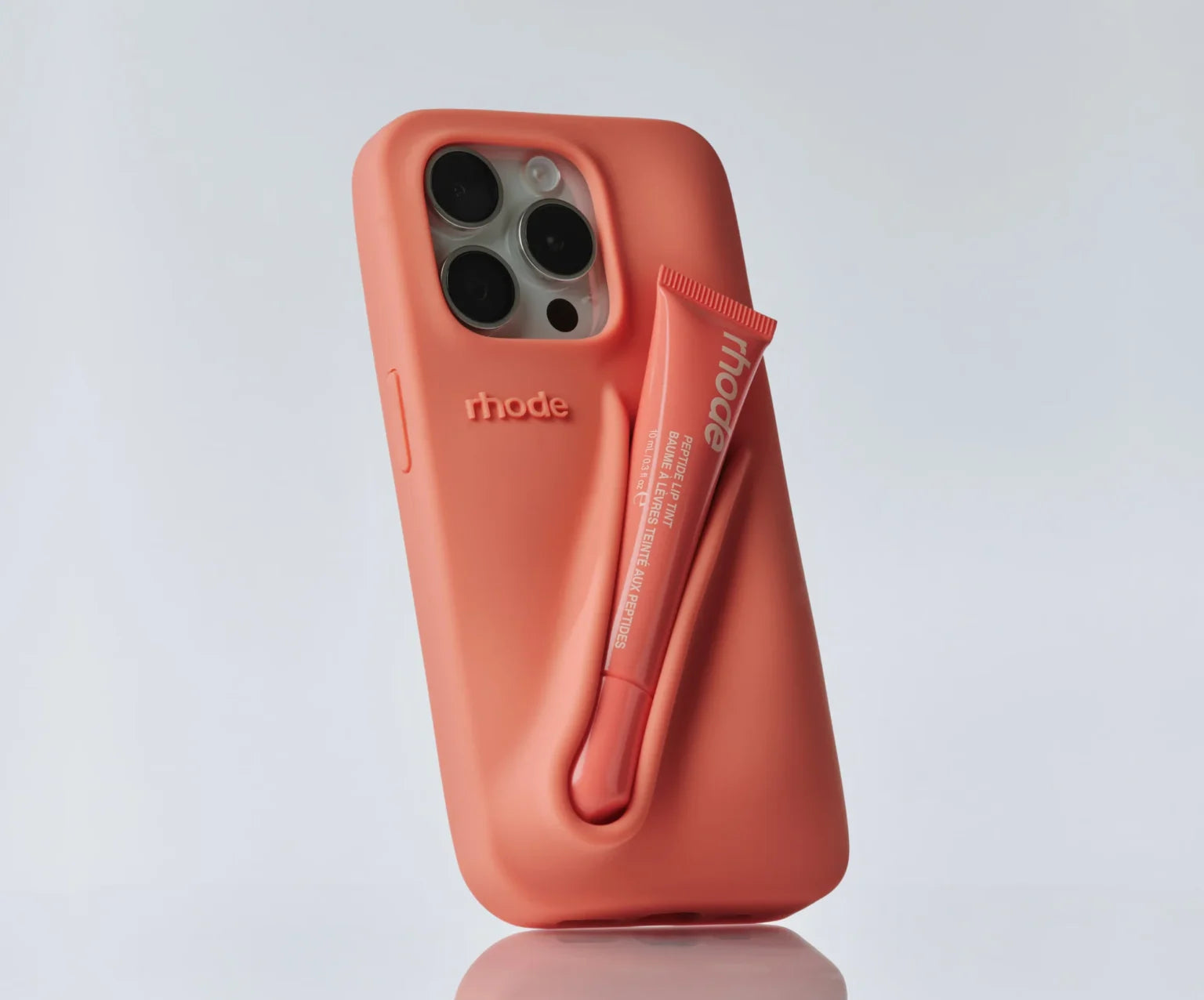 Rhode Phone Case+LipTint Peach Pit