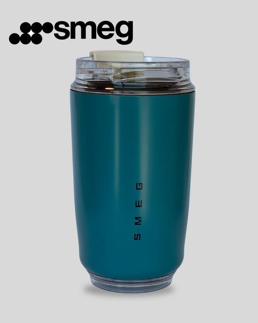 SMEG Stainless Steel Travel Coffee Mug Emerald Green
