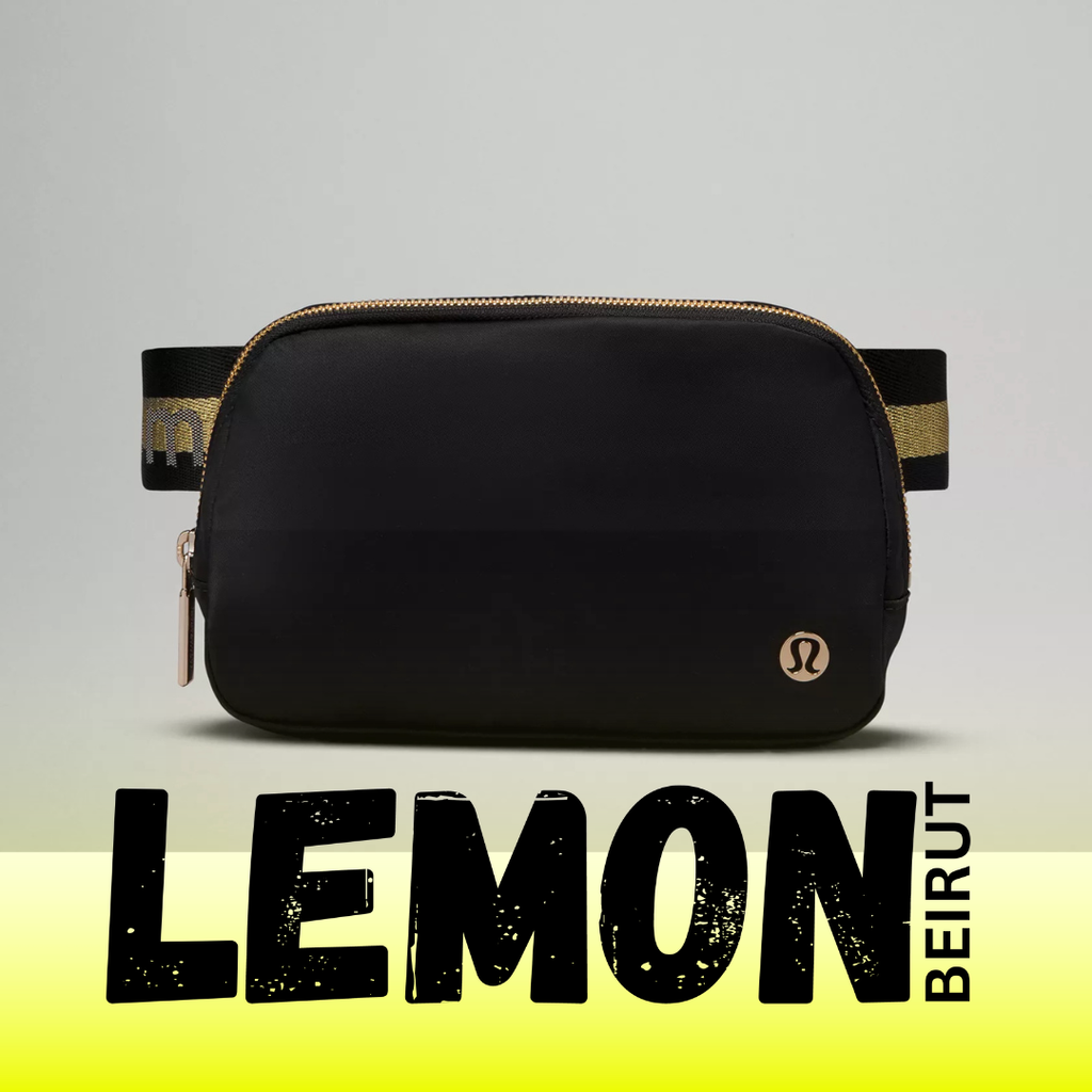 Lululemon Everywhere Belt Bag 1L,BLACK  / Gold