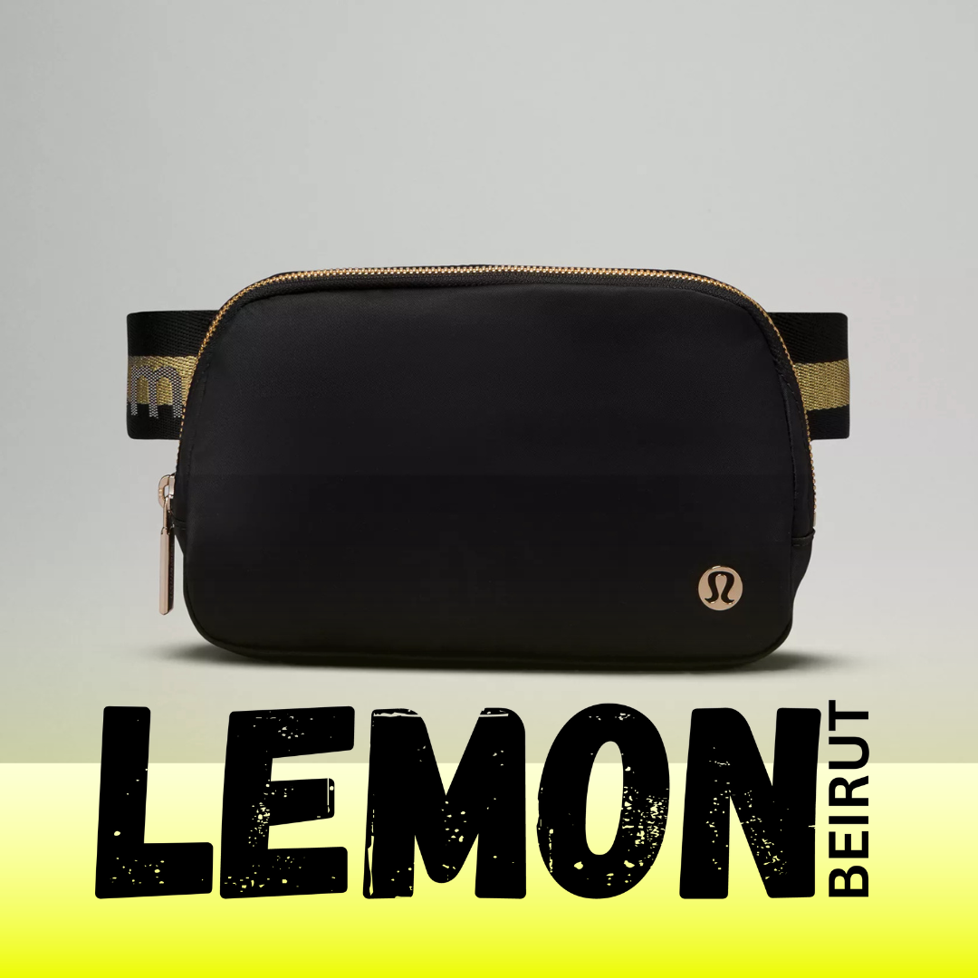Lululemon Everywhere Belt Bag 1L,BLACK  / Gold