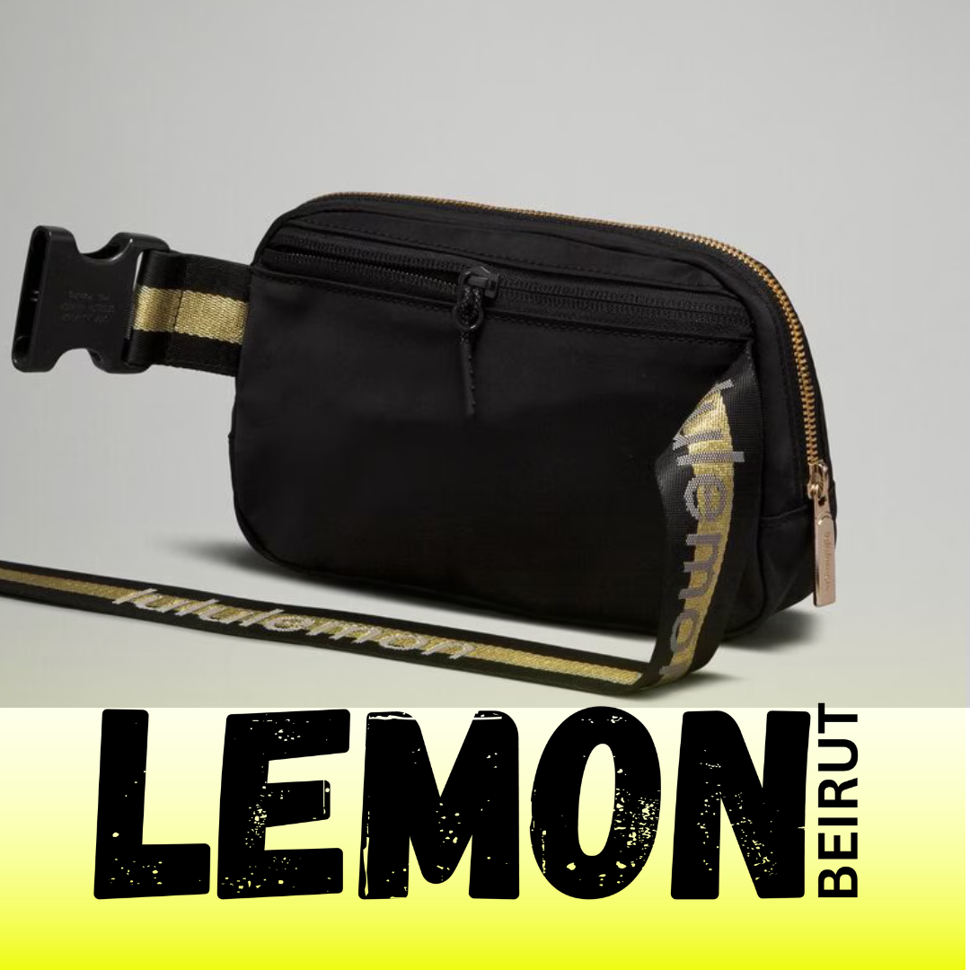 Lululemon Everywhere Belt Bag 1L,BLACK  / Gold