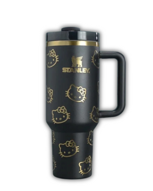Stanley 40 oz Quencher H2.0 Tumbler Hello Kitty Black
