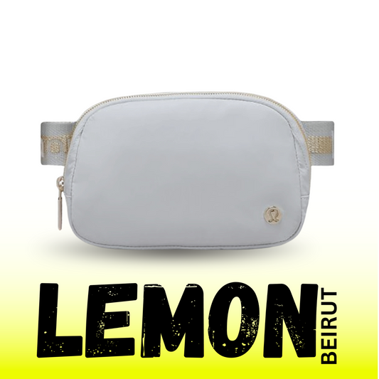 Lululemon Everywhere Belt Bag 1 لتر، بيج وذهبي