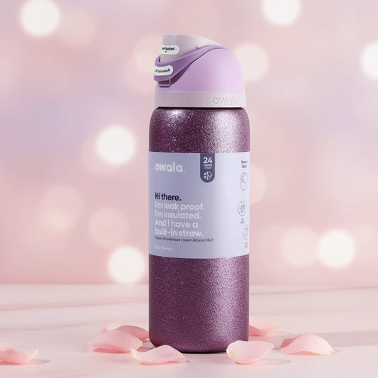 Owala FreeSip /Purple glitter/32 oz (946ml)