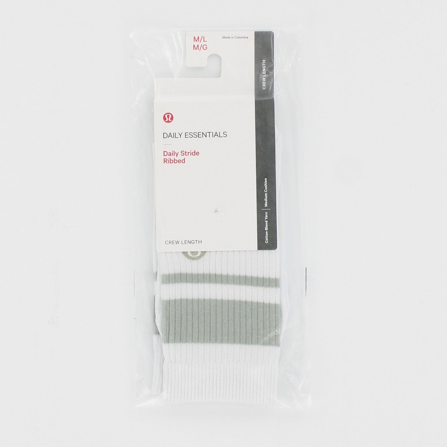 جوارب Lululemon Daily Stride Crew للجنسين