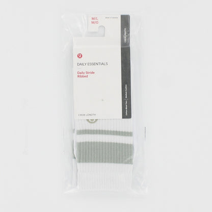 جوارب Lululemon Daily Stride Crew للجنسين